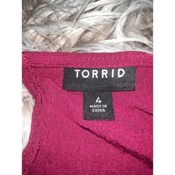 Torrid Women's Rayon Shirt - Picture 9 of 10